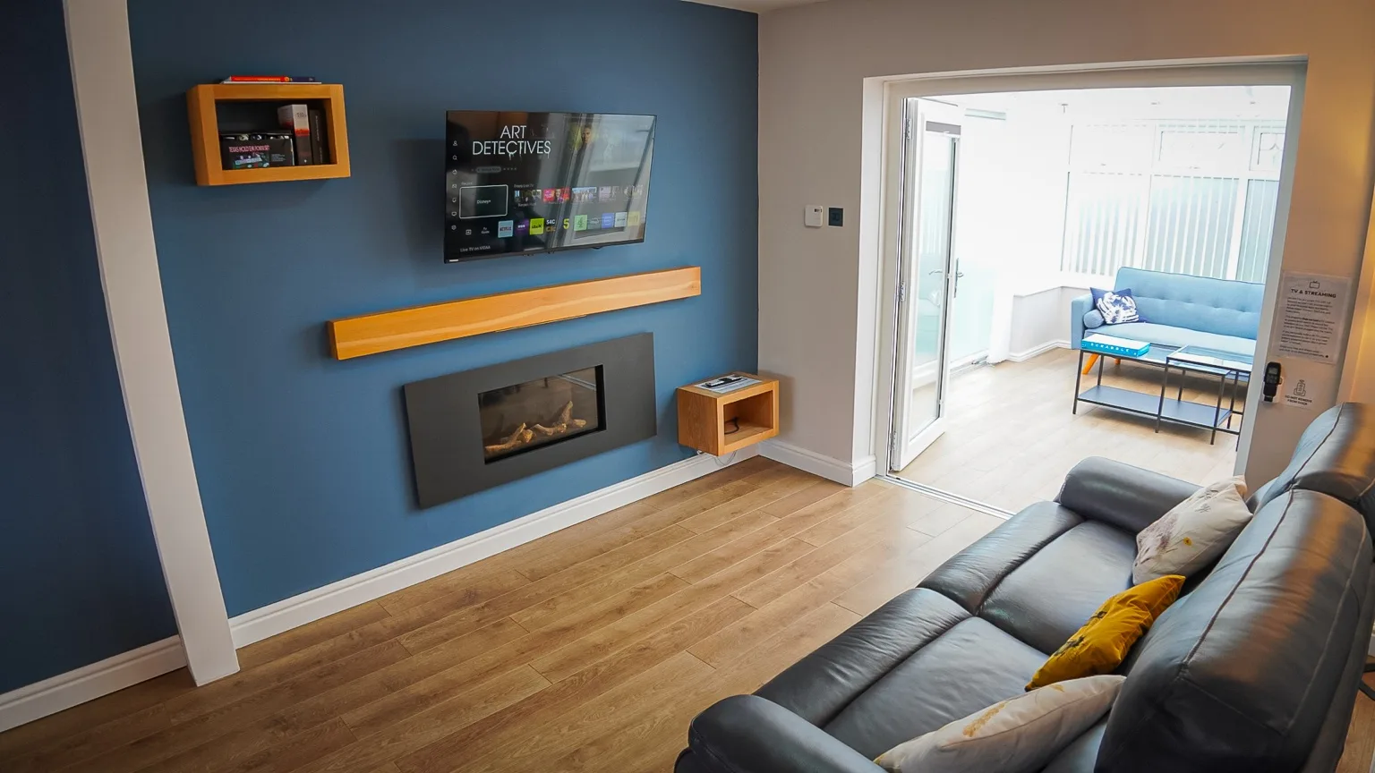 Living room and conservatory